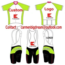 Factory Price Custom Cycling Set Short Sleeve Jersey+BIB Shorts DIY Bicycle Wear Clothes Any Color Any Size Top Quality