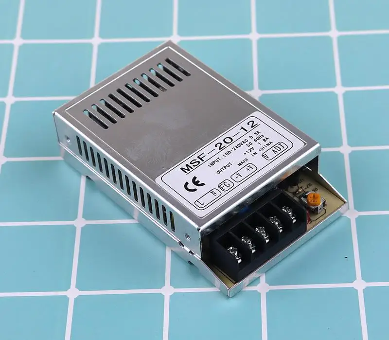 

MSF-20-12 100V~240 AC Pressure variable DC 12V small ultra thin switching power supply