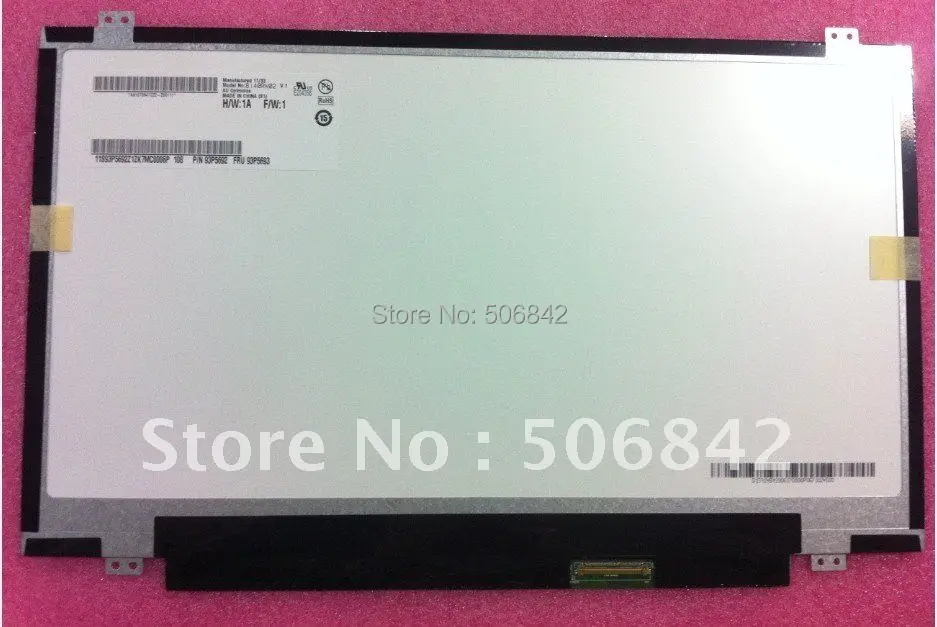 

ЖК-экран для ноутбука 14,0 дюйма B140RW02 V.1 V1, 1600*900