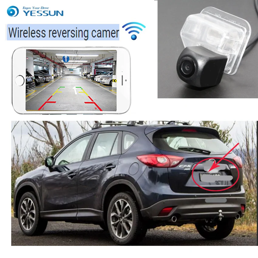 YESSUN для Mazda 3 Mazda 2 Спорт для Mazda2 2011 2012 2013 автомобиль новый CCD hd Ночное видение резервного копирования заднего вида беспроводной Камера