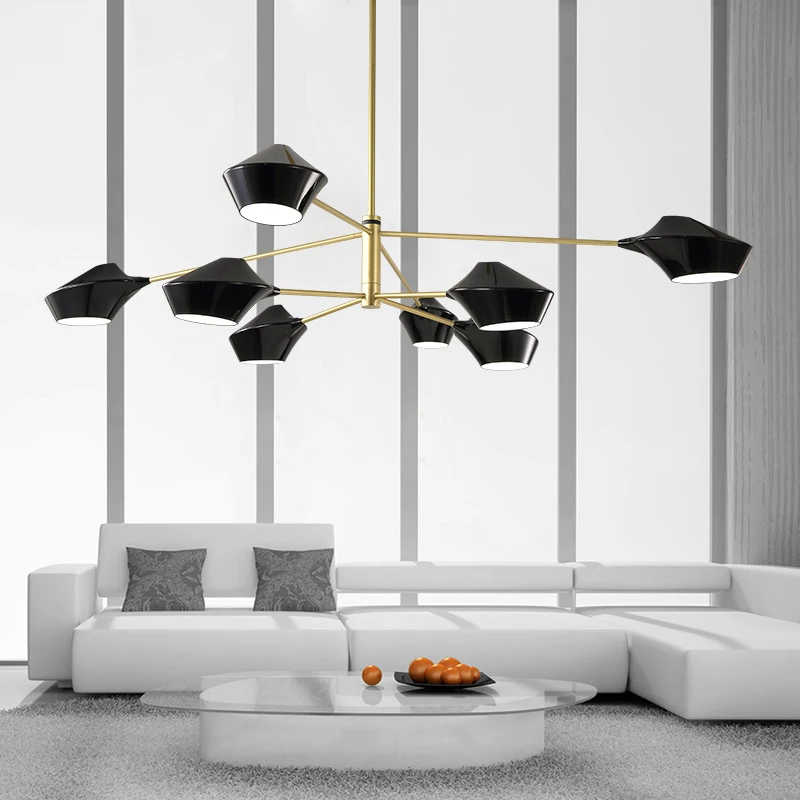 

living room chandelier, modern dining room lamp, simple multi bedroom, dining room lamp, personalized artistic lamp.