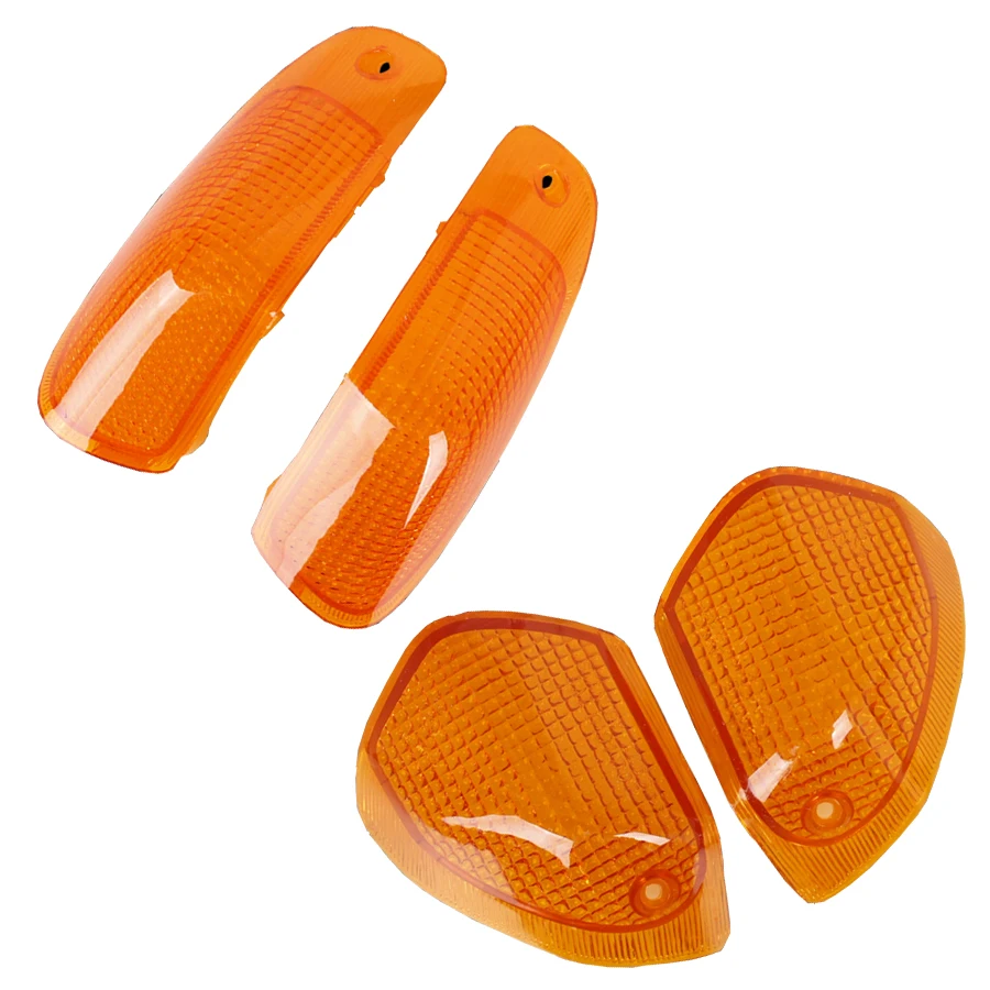 

For Kawasaki ZZR 600 1993-2008 ZZR400 1993-2003 1 Set Motorcycle Front Rear Turn Signal Indicator Lens Motorbike Light Cover