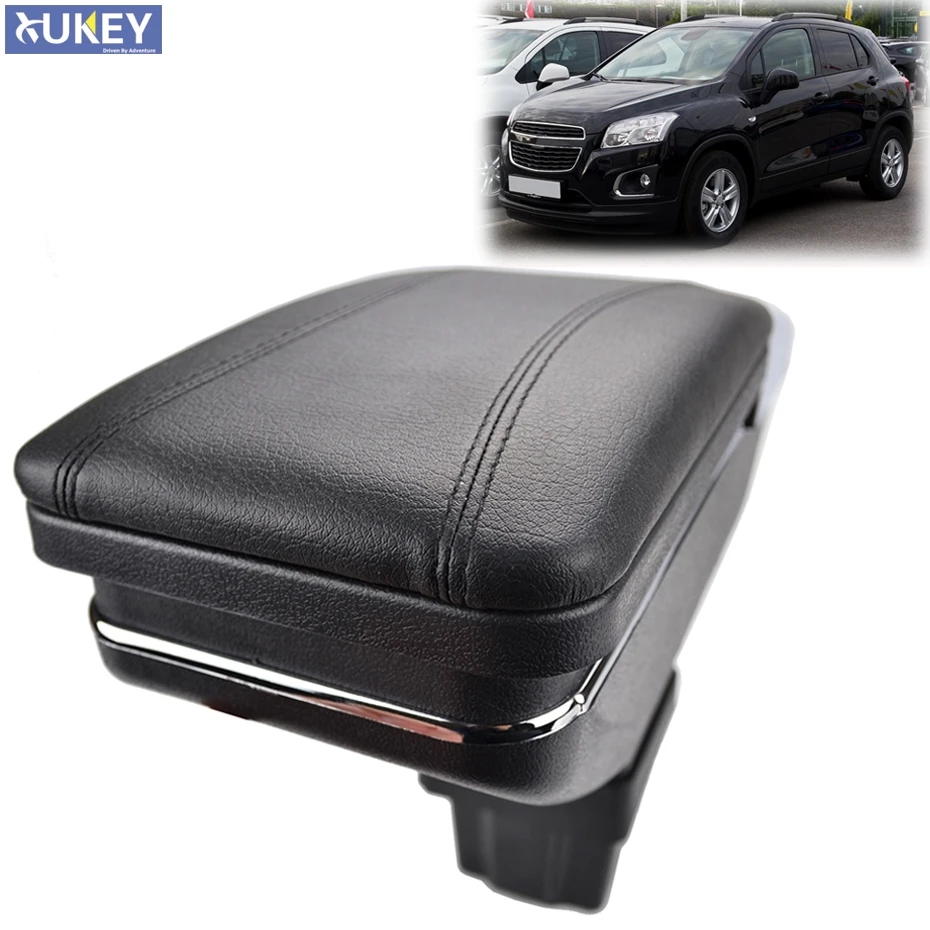 

Storage Box For Chevrolet Trax Tracker / Holden Trax 2013-2017 Armrest Arm Rest Center Centre Console Rotatable 2014 2015 2016