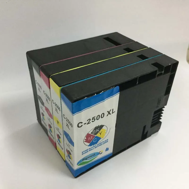 

Vilaxh compatible ink cartridge pgi-2500 pgi2500 pgi 2500 xl for Canon maxify MB4050 IB4050 MB5050 5350 MB5350 printer ink