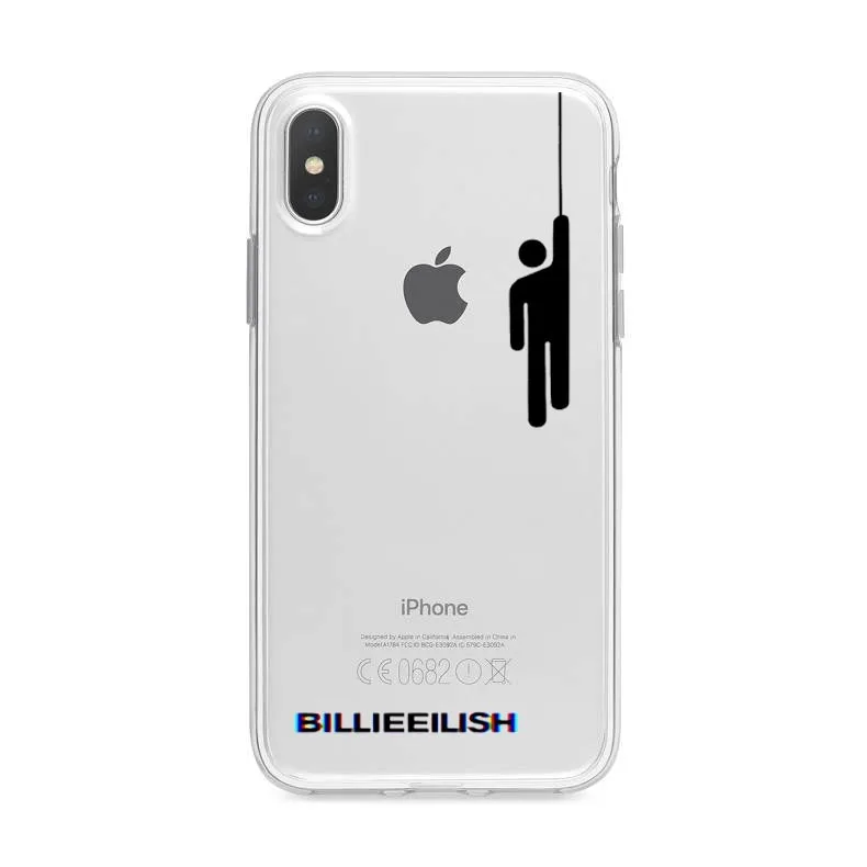Надписью «Don't Улыбка у меня певицы Billie eilish Мягкая силиконовая задняя крышка чехол для телефона для iPhone 11 Pro MAX 5S 6plus 7 8Plus X XR XS MAX - Цвет: TPU