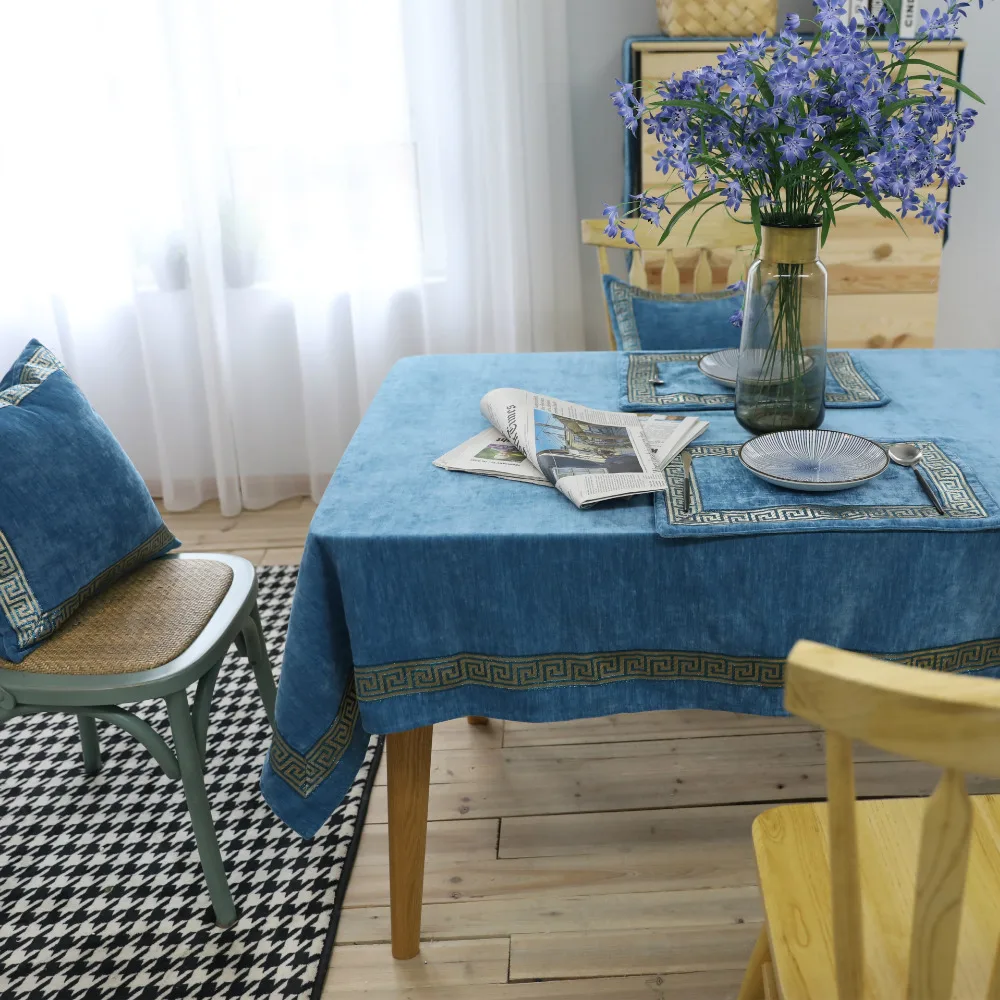 Hot Sale Table Cloth High Quality Simple Style Dinner Tablecloth