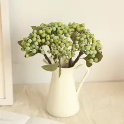 Зеленая фасоль ветка INS ягодный комбинированный кросс-граница имитация цветочного завода для домашнего свадебного украшения поддельный