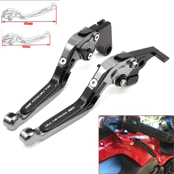 

Motorcycle CNC Adjustable Foldable brake Clutch Levers for Ducati 950 MULTISTRADA 2017 with Logo (950 MULTISTRADA)
