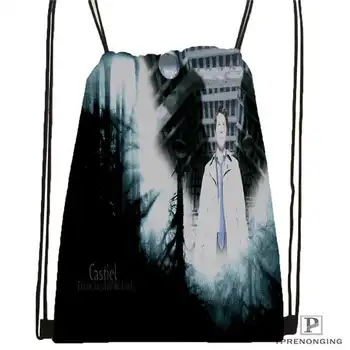 

Custom H13966-supernatural Drawstring Backpack Bag Cute Daypack Kids Satchel (Black Back) 31x40cm#180612-02-36
