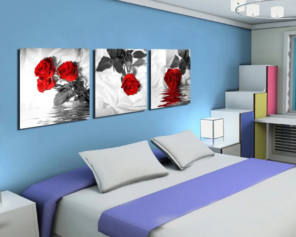 Online kopen wholesale zwart rose art uit china zwart rose art ...