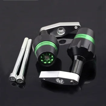 

Frame Slider Crash Protector Bobbins Falling Protection Mortorcycle For KAWASAKI NINJA 650 NINJA650 2012-2015 Logo CNC
