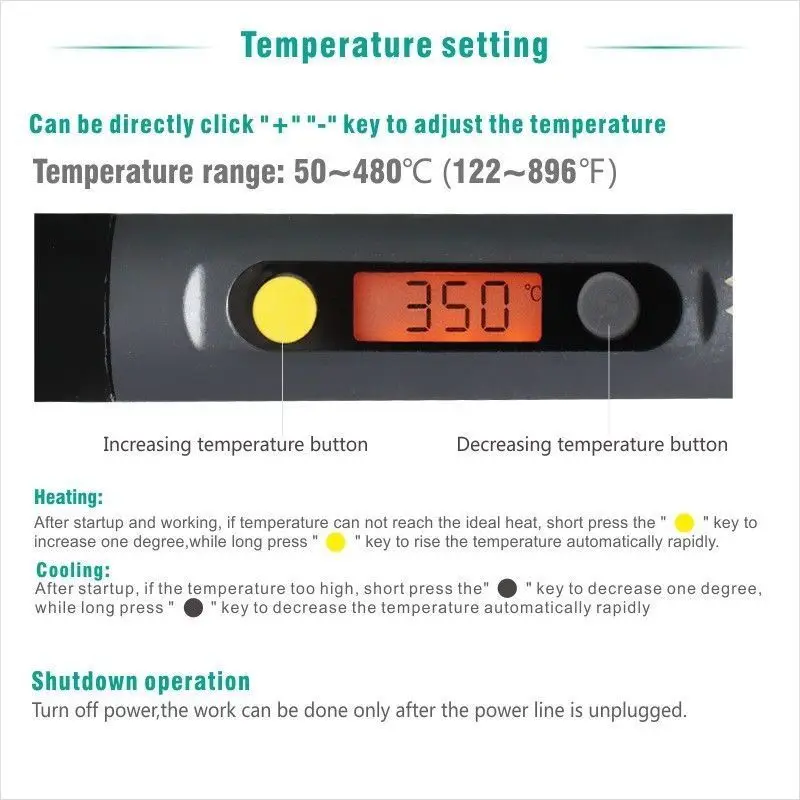 ЕС США plug lcd Цифровой Регулируемый NC термостат Электрический паяльник CXG C60W C90W C110W для эффективной сварки ремонтных инструментов