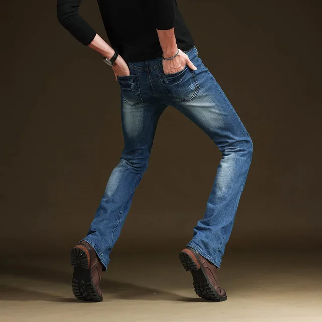 Icpans Mens Flared Jeans Celana Jepang 
