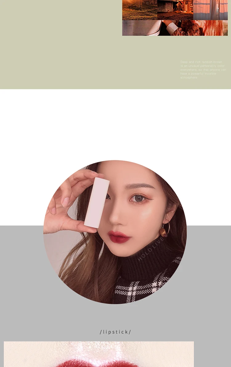 Brand HOLDLIVE 5Pcs Velvet Matte Lipstick Set (16)