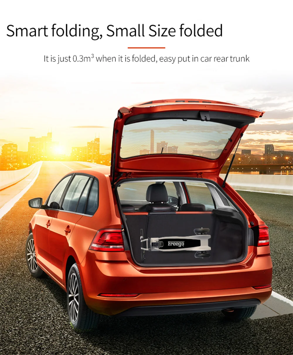 Excellent Freego ES - 10T Electric Scooters 10 inch Two-Wheels Shockproof Folding Electric Scooter 2.6Ah Battery with EU UK PLUG 4 Excellent Freego ES - 10T Electric Scooters 10 inch Two-Wheels Shockproof Folding Electric Scooter 2.6Ah Battery with EU UK PLUG 4