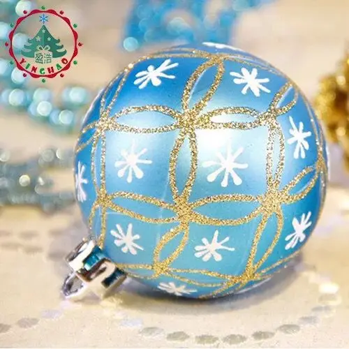 luxury painted christmas ball 6cm blue gold color christmas tree ornaments shop decoration color ball wholesale - Luxury Christmas Decorations Wholesale luxury painted christmas ball 6cm blue gold color christmas tree ornaments shop decoration color ball wholesale - Luxury Christmas Decorations Wholesale