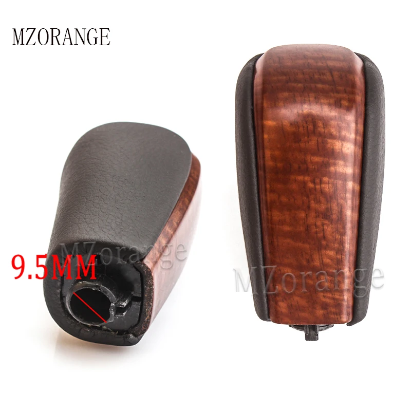 

MZORANGE Automatic Transmission Gear Shift Knob Wooden Color For Toyota Land Cruiser Prado LC150 2010-2017 Accessories
