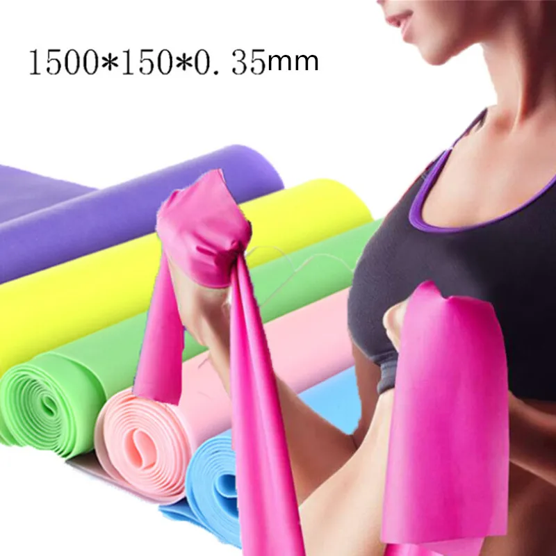 

Hot sale men women yoga resistance bands fitness gym pulling rope elastic rubber loops sport training exercise