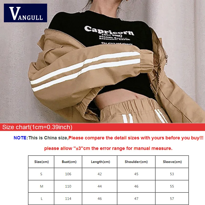 Vangull новая верхняя одежда укороченный бомбер для женщин патч с длинным рукавом