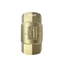 DN15 1/" латунный обратный клапан обратный вертикальный клапан для воды, воздуха на дизельном топливе, керосине внутренний