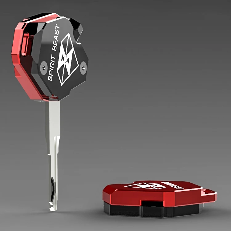

For Yamaha Fast Eagle Motorcycle Modified Key Cover Aluminum Alloy for SUZUKI Spirit V Di Key Head Case without Embryo