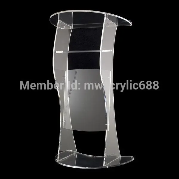 Pulpit мебель Бесплатная доставка звукоизоляция современный дизайн дешевая прозрачная акриловая Трибуна акриловое подиумное плексиглас