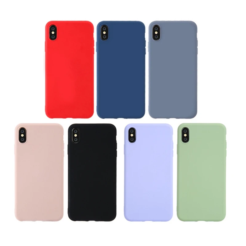 

Candy Pure Original Liquid Silicon Touch Soft case For iphone 8 Plus 7Plus 6 6s Phone X XS Max XR Coque Funda Cover