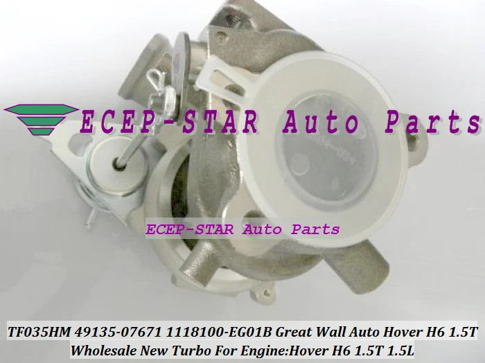 TF035HM 49135-07671 49135 07671 1118100-EG01B 1118100EG01B Turbo Turbocharger For GREAT WALL GW Auto Hover H6 1.5T 1.5L -(10)