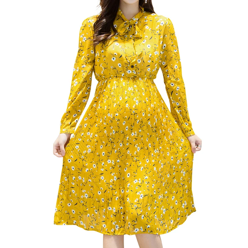 yellow nursing dress