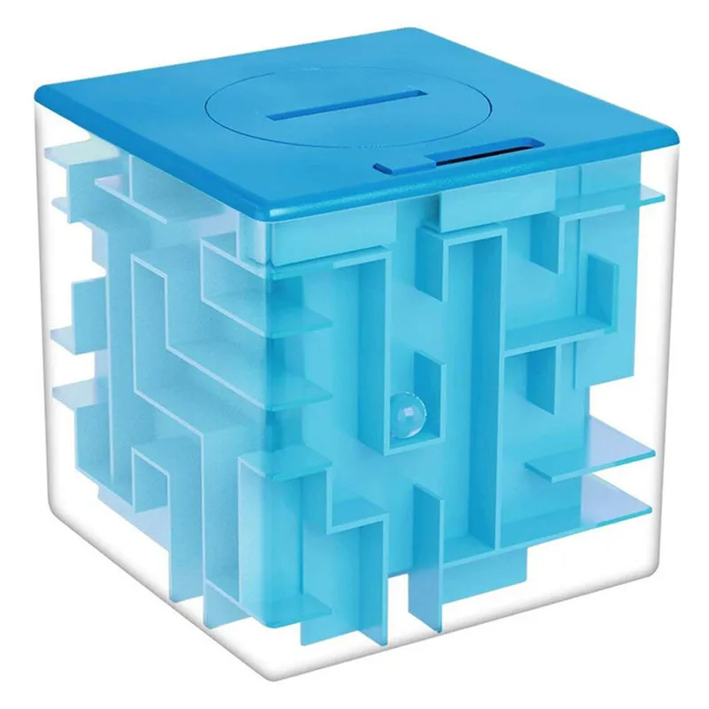Новый 3D креативный лабиринт Копилка магический куб шар-лабиринт форма головоломка Скорость Куб игра игрушки для детей Образование подарок