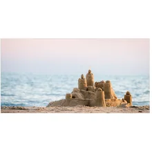 Песок замок пляж кровать голова стены переводки украшение для дома стикер s Настенная Наклейка гостиная спальня