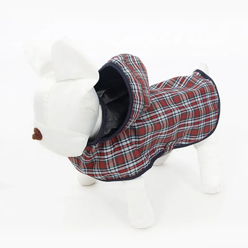 США/AU/Англия/Франция/Германия собака кошка водонепроницаемая одежда куртка для питомца Паттер плед высокого качества Pet Поставщик продукции
