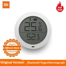 Xiaomi Mijia Bluetooth гигротермограф Высокочувствительный гигрометр термометр ЖК-экран магнитная наклейка низкое потребление