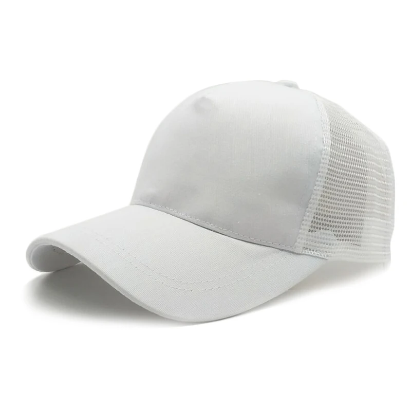 style 3 white Блестящие шляпы, конский хвост, грязная булочка, бейсбольная шапка для женщин и мужчин, бейсболки, сетчатые дышащие шапки, солнцезащитные шапки бейсболки, регулируемые - Цвет: style 3 white