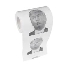 1 рулон креативный президент Дональд Трамп туалетная бумага ванная шалость шутки, развлечения рулон бумажных салфеток кляп подарок