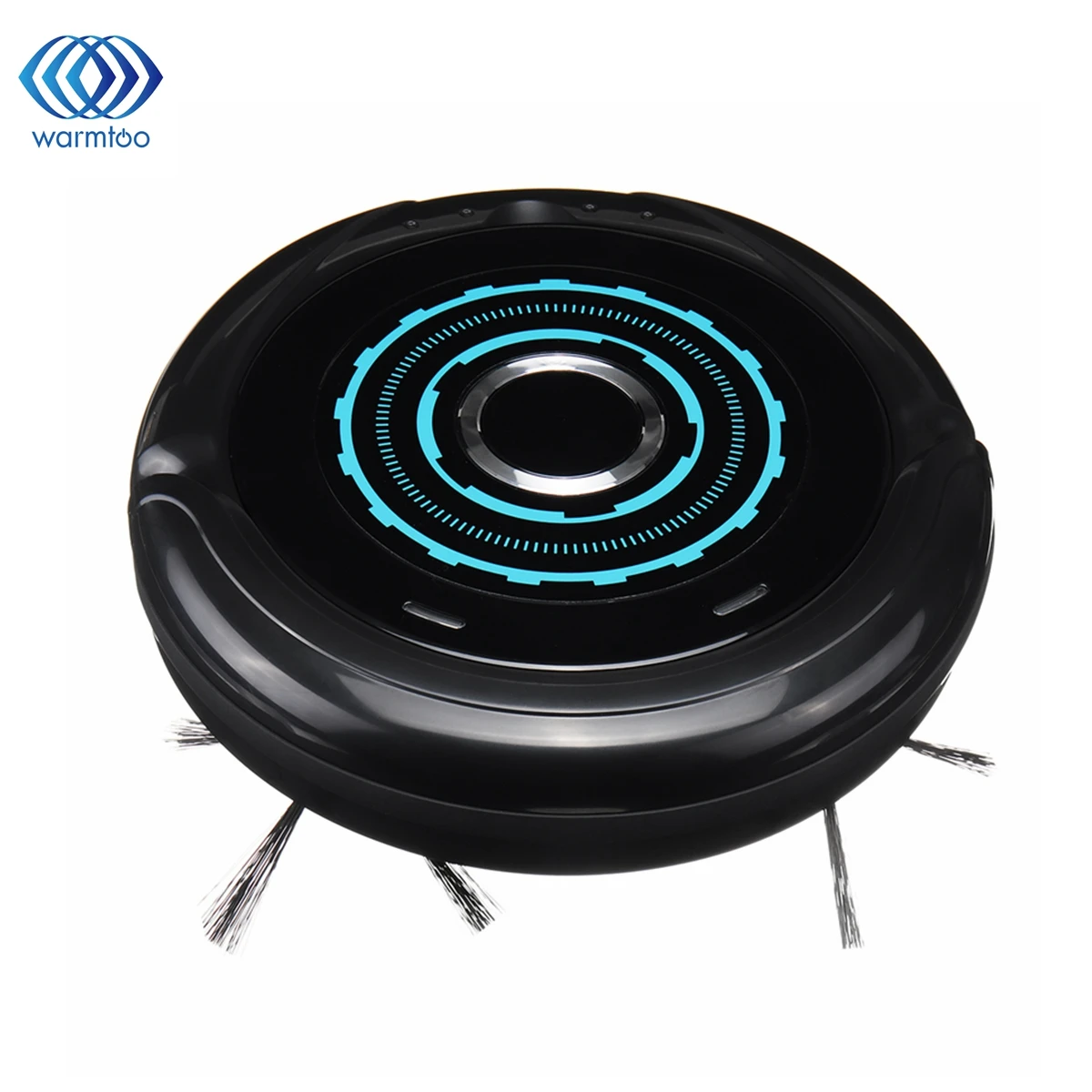 

Home 3 in 1 Suction/Sweep/Mop Automatic Smart Vacuum Cleaner with Brush Floor Cleaning Sweeper Household Cleaning Black