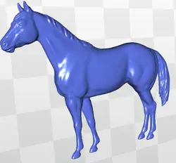 Рельеф horse_7 3D ArtCAM для ЧПУ в STL формат файла модель