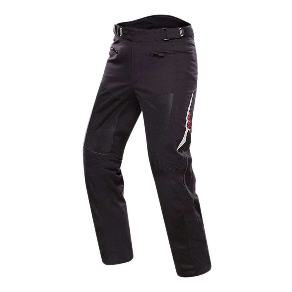 DUHAN мотоциклетная куртка Мужская дышащая одежда для мотокросса летняя куртка для езды на мотоцикле с пятью протекторами - Цвет: Black Pants