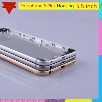 

Original quality For IPhone 6 Plus 6P Back housing Middle Frame Chassis Battery Cover Door For USA or Euro Version
