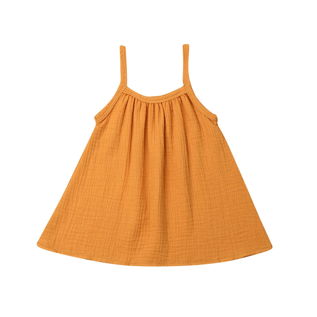 Пляжное платье для девочек от 1 до 5 лет повседневное Мягкое хлопковое платье одежда для маленьких девочек платье для маленьких детей летнее праздничное платье - Цвет: E