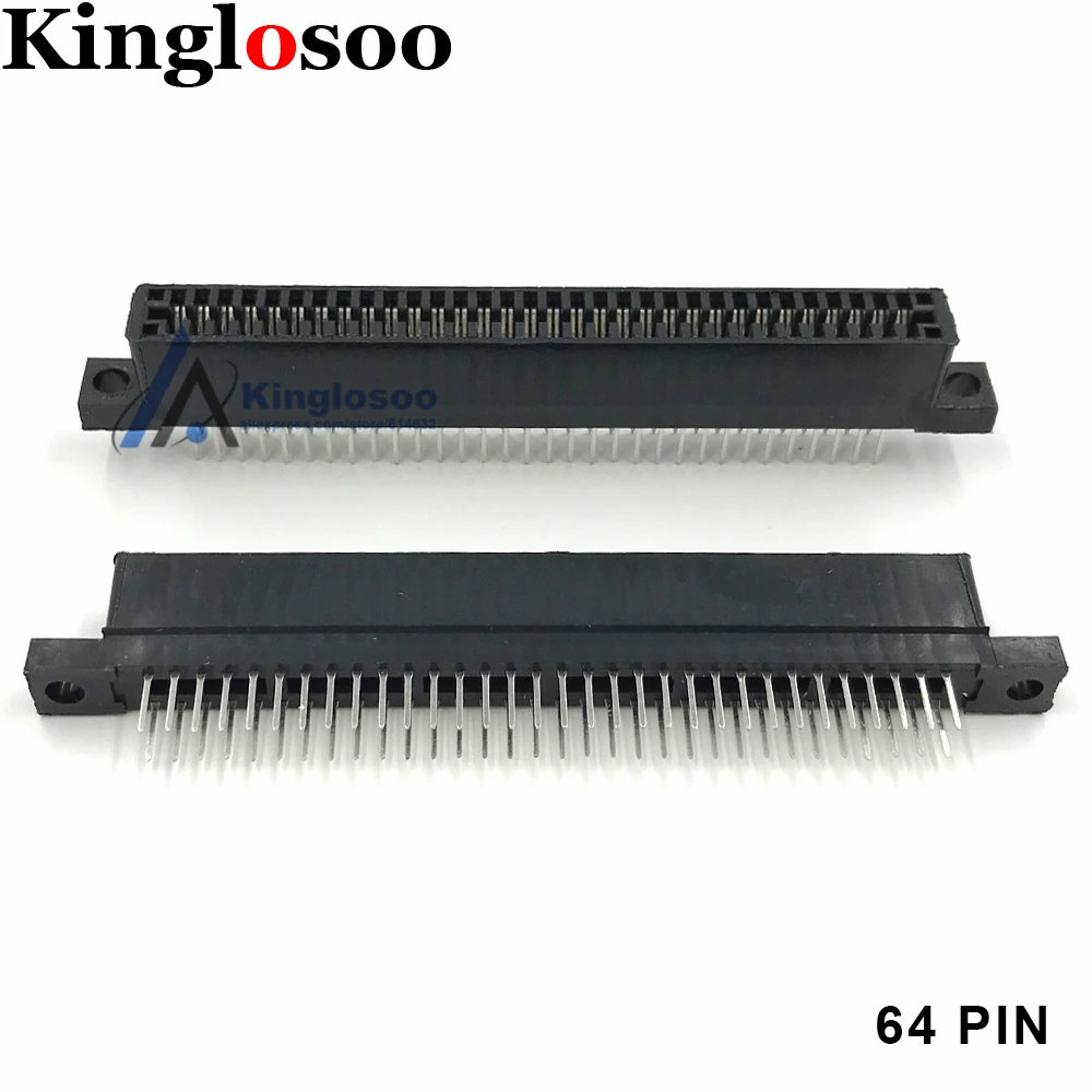 

64 Pin Ordinary connector card slot for SEGA MEGA DRIVE MD MD2 MD3 Genesis game console 2.54 mm universal