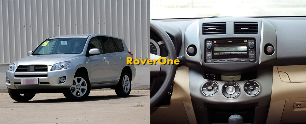 Discount RoverOne For Toyota RAV4 2009-2012 Android 9.0 Autoradio Car Multimedia Player Bluetooth Radio GPS Navigation Head Unit NO DVD 2