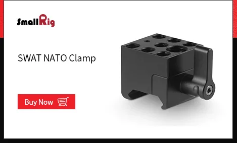 SmallRig DSLR камера Quick Release адаптер Nato зажим с 1/4 1/8 резьбой отверстия для фонарика микрофона Поддержка 1885