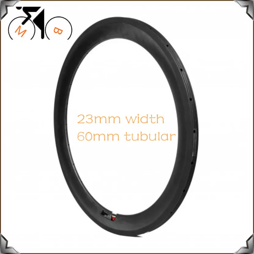Lightest Carbon rim road bike rim 60mm front or rear tubular bicycle