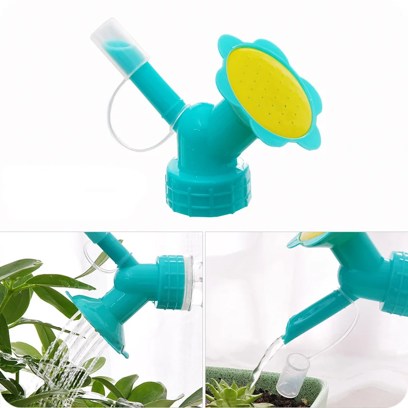 2 In 1 Plastic Sprinkler Nozzle for Flower Waterers Bottle Watering cans sprinkler shower head