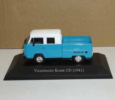 1/43 Сплав Классический бразильский KOMBI модель автобуса скорой помощи игрушечные машинки Литье металла коллекция бразильский фургон игрушки автомобиль - Цвет: 08