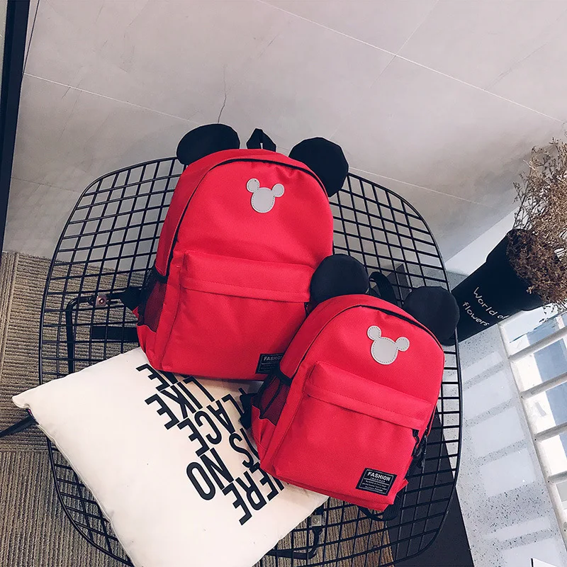 Disney Микки Маус детский сад сумка 3-5 лет Девочки Малыш Мальчик прилив холст детская сумка милый рюкзак