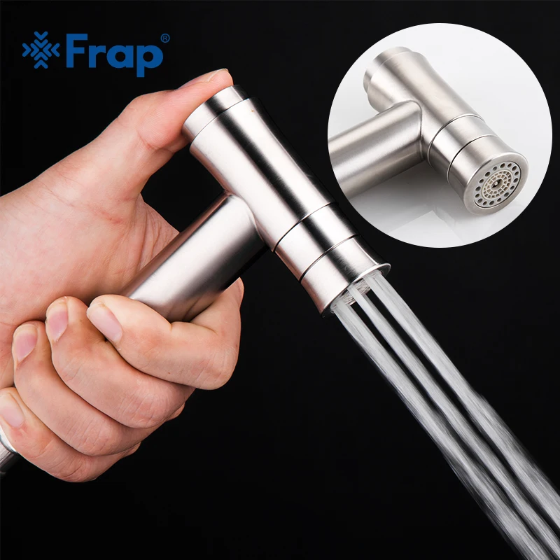 

Frap Handheld Toilet Sprayer Head Stainless Steel Hand Bidet Faucet for Bathroom Hand Sprayer Shower Head Self Cleaning Y50009