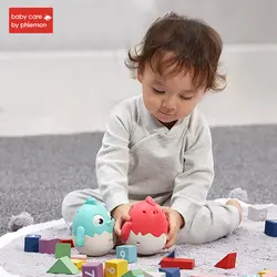 Новорожденные милые погремушки игрушки неваляшки Детские мультфильм музыка Roly-Poly кукла малыши Образовательные Игрушки для раннего