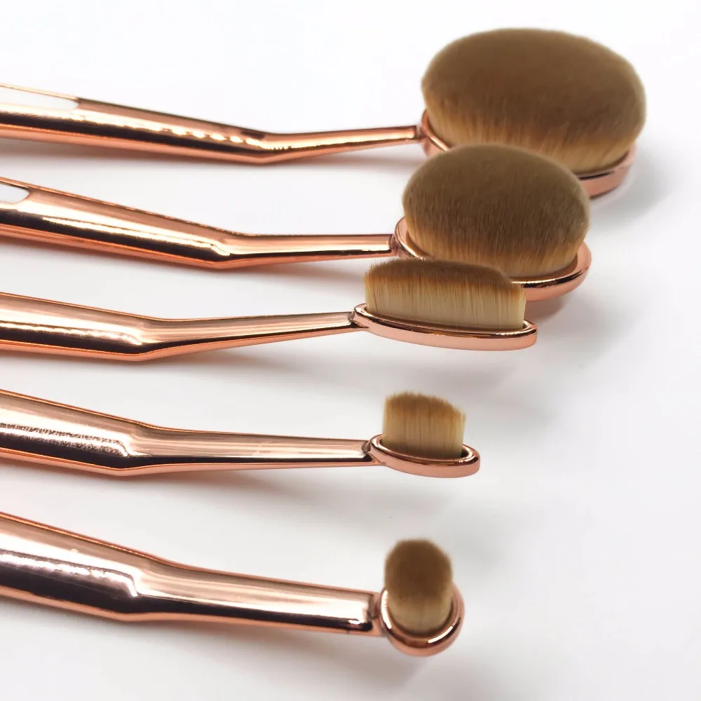 Набор косметических средств для макияжа лица 5 шт.|toothbrush makeup brush set|makeup setbrush set |